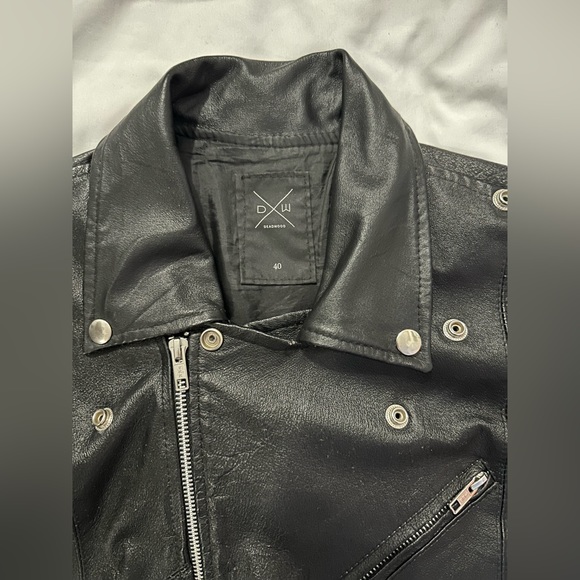 Deadwood leather jacket black - Picture 11 of 16